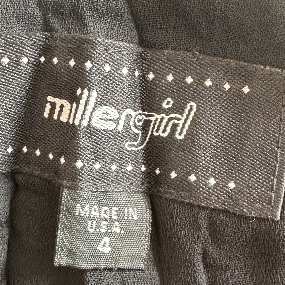 Nicole Miller MillerGIRL Beaded Black Dress, Size 4 - Picture 5 of 5